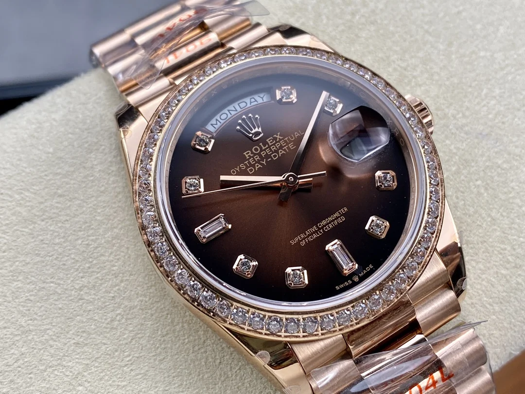 Day Date Rolex Weekly Journal 36mm 18K Gold Plated
